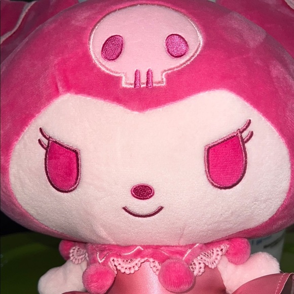 KUROMI-Hello Kitty Charming Pink and White 12-15” Stuffed Animal - Picture 4 of 8